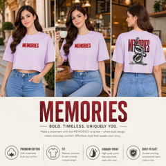 BestyPop Women’s Oversized Half Sleeve Crop Top - 220 GSM