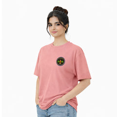 BestyPop Women’s Oversized Graphic Print T-Shirt - 225 GSM