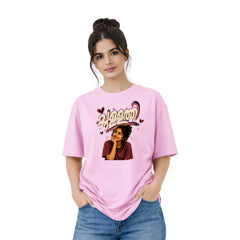 BestyPop Crew Neck oversized t-shirt - ചുള്ളത്തി(225 GSM heavyweight fabric)