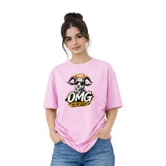 Freethinker | Arif Women's Crew neck Oversized T-Shirt - (225 GSM heavyweight fabric)