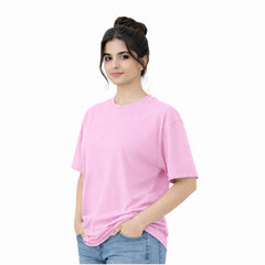 Bestypop Women's Plain oversize T-shirt - 270 GSM French Terry