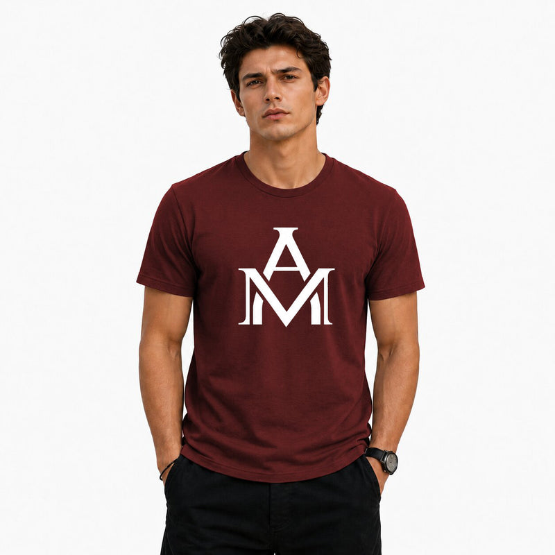 BestyPop Men’s Graphic Print Round Neck T-Shirt- AM Designs