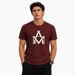 BestyPop Men’s Graphic Print Round Neck T-Shirt- AM Designs