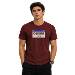 Freethinker | Arif Men's Miracle Not Verifiable Crew Neck T-Shirt - (170 GSM single jersey)