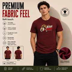 Freethinker | Arif Men's Jesus Saves You Crew Neck T-Shirt - (170 GSM single jersey)
