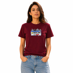 Freethinker | Arif Women's Faith Lost Crew Neck T-Shirt - (170 GSM single jersey)