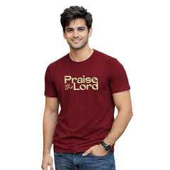 BestyPop Men’s Graphic Print Round Neck T-Shirt-Jesus(170 GSM single jersey)