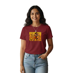 BestyPop Women’s Graphic Print Round Neck T-Shirt- Hanuman(170 GSM single jersey)