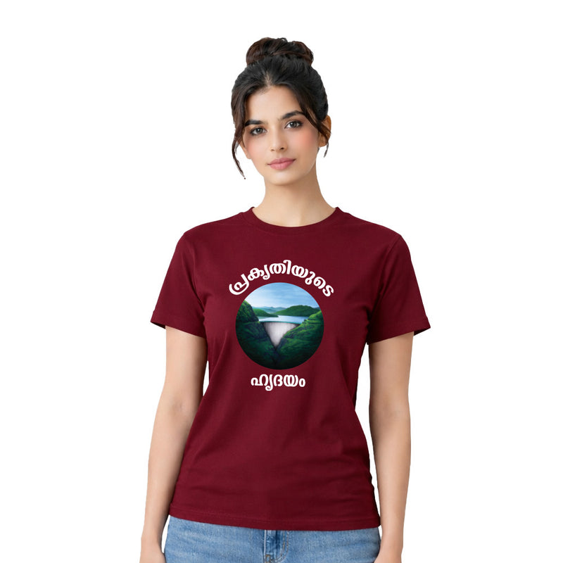 BestyPop Women’s Graphic Print Round Neck T-Shirt-(170 GSM single jersey)