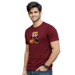 Bestypop Men's Crew Neck t-shirt-എന്താ ഇഷ്ടാ(170 GSM single jersey)