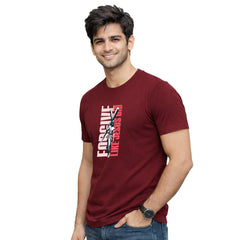 BestyPop Men’s Graphic Print Round Neck T-Shirt-Jesus(170 GSM single jersey)