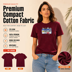 Freethinker | Arif Women's Faith Lost Crew Neck T-Shirt - (170 GSM single jersey)