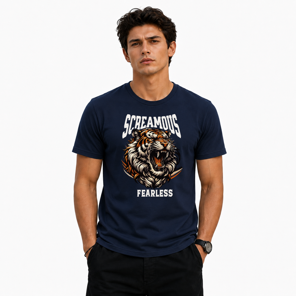 Bestypop Men's Crew Neck t-shirt