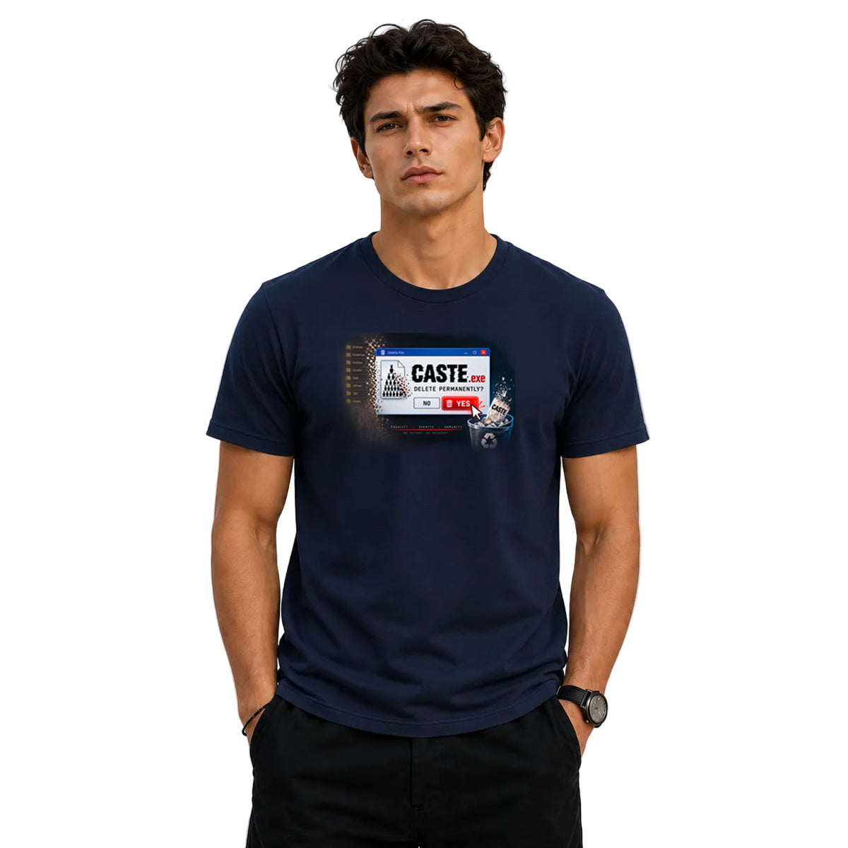 Freethinker | Arif Men's Equality Crew Neck T-Shirt - (170 GSM single jersey)