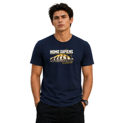 Freethinker | Arif Men's Homosapiens Crew Neck T-Shirt - (170 GSM single jersey)