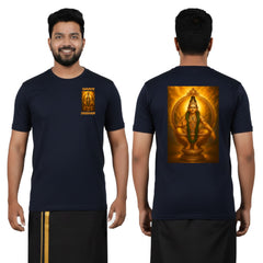 BestyPop Men’s Graphic Print Round Neck T-Shirt- Ayyappan