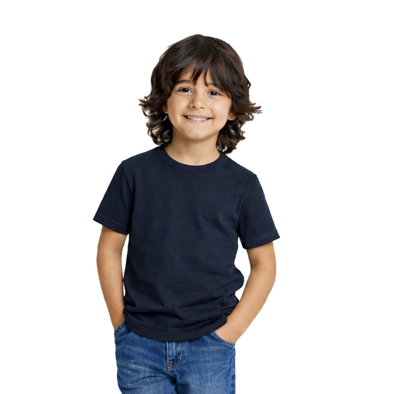 BestyPop Boy’s Plain Round Neck T-Shirt