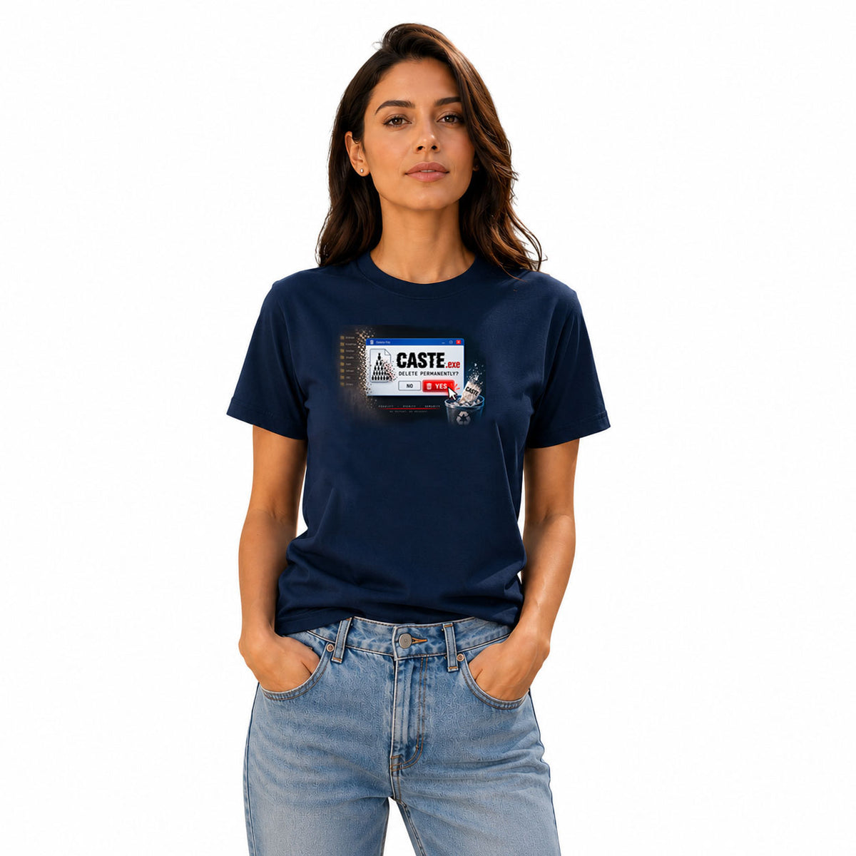Freethinker | Arif Women's Equality Neck T-Shirt - (170 GSM single jersey)