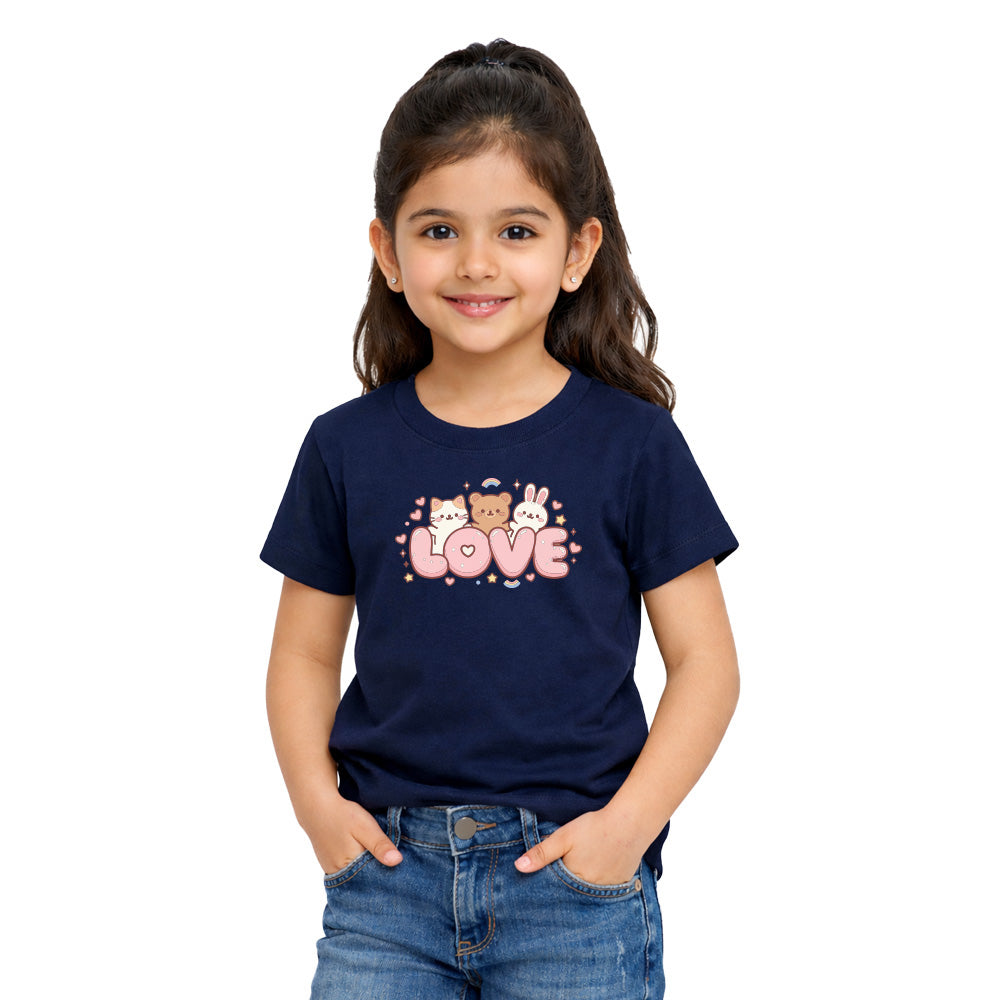 BestyPop Girl’s Round Neck T-Shirt