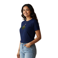 BestyPop Women’s Graphic Print Round Neck T-Shirt- Murugan (170 GSM single jersey)