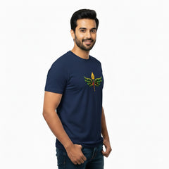BestyPop Men’s Graphic Print Round Neck T-Shirt- Murugan (170 GSM single jersey)