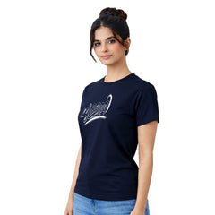Bestypop Women's Crew Neck t-shirt - ചുള്ളത്തി(170 GSM single jersey)