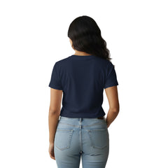 BestyPop Women’s Graphic Print Round Neck T-Shirt-Jesus(170 GSM single jersey)