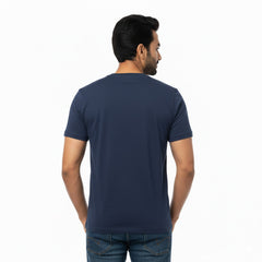 BestyPop Men’s Graphic Print Round Neck T-Shirt- Buddha (170 GSM single jersey)