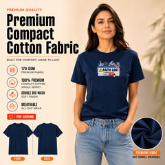 Freethinker | Arif Women's Faith Lost Crew Neck T-Shirt - (170 GSM single jersey)