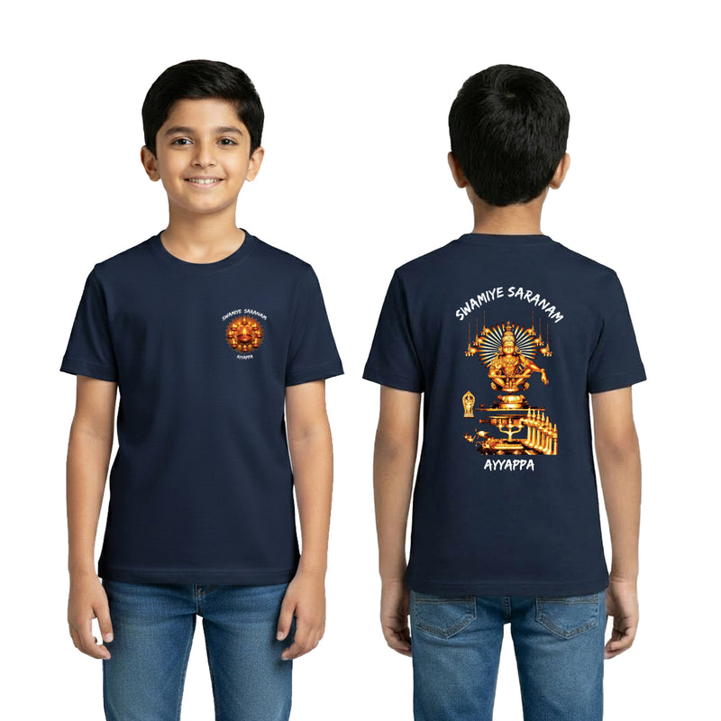BestyPop Boy’s Graphic Print Round Neck T-Shirt- Ayyappan