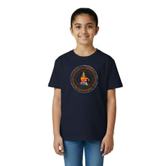 BestyPop Girl’s Graphic Print Round Neck T-Shirt- Ayyappan