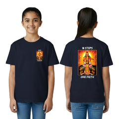 BestyPop Girl’s Graphic Print Round Neck T-Shirt- Ayyappan