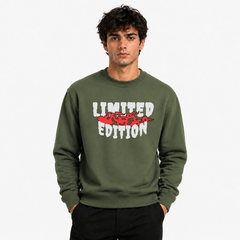 BestyPop Men’s Graphic Print Round Neck Sweatshirt - 270 GSM