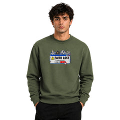 Freethinker | Arif Men's Faith Lost Sweatshirt full sleeve - (270 GSM, unbrushed)