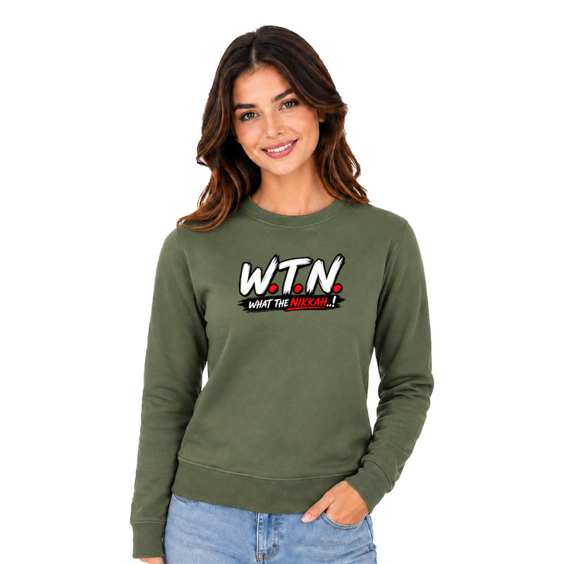 Freethinker | Arif  Women's WTN Sweatshirt full sleeve - (270 GSM, unbrushed)