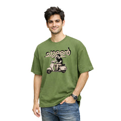 BestyPop Crew Neck oversized t-shirt - ചുള്ളൻ(225 GSM heavyweight fabric)