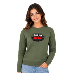 Freethinker | Arif  Women's Surah 404 Sweatshirt full sleeve - (270 GSM, unbrushed)