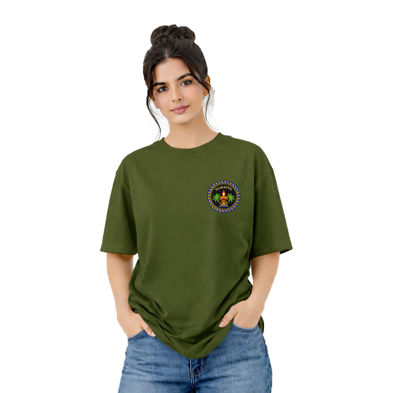 BestyPop Women’s Oversized Graphic Print T-Shirt - 225 GSM