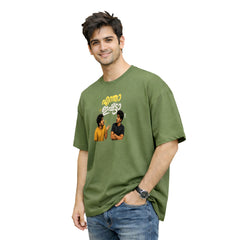 BestyPop Crew Neck oversized t-shirt - എന്താ ഇഷ്ടാ(225 GSM heavyweight fabric)