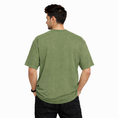 BestyPop Men’s Oversized Graphic Print T-Shirt - 225 GSM