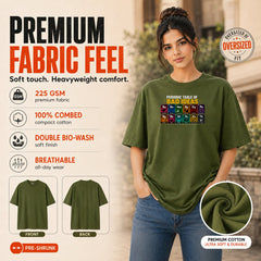Freethinker | Arif Women's Bad Idea Crew neck Oversized T-Shirt - (225 GSM heavyweight fabric)
