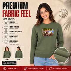 Freethinker | Arif  Women's Reincarnation Sweatshirt full sleeve - (270 GSM, unbrushed)