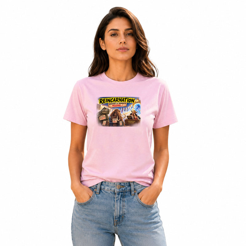 Freethinker | Arif Women's Reincarnation Neck T-Shirt - (170 GSM single jersey)