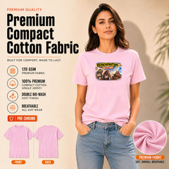 Freethinker | Arif Women's Reincarnation Neck T-Shirt - (170 GSM single jersey)