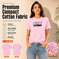 Freethinker | Arif Women's WTN  Crew Neck T-Shirt - (170 GSM single jersey)