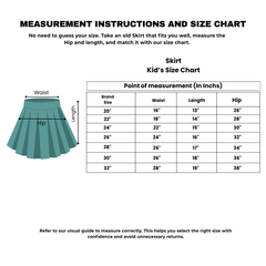 Demo Listing - Kid's Skirt -200 Gsm Mars(100% Micro polyester) - Style Code: 1040
