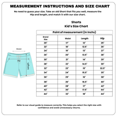 Demo Listing - Kid's Shorts - 220 GSM Super Poly (100% Polyester) - Style Code: 1034