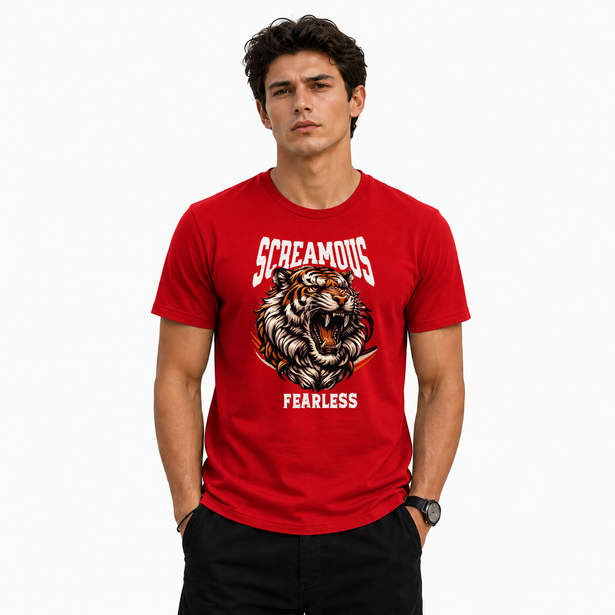 Bestypop Men's Crew Neck t-shirt