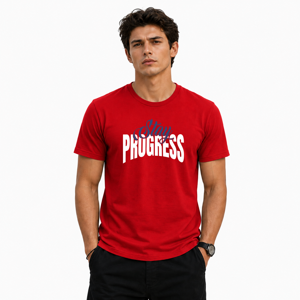 Bestypop Men's Crew Neck t-shirt
