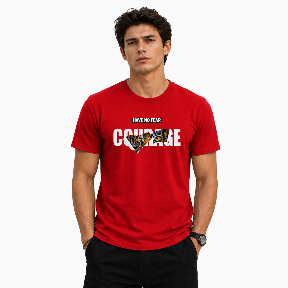 Bestypop Men's Crew Neck t-shirt